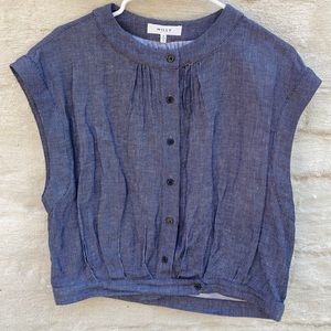 M I L L Y Brand Button Down Top